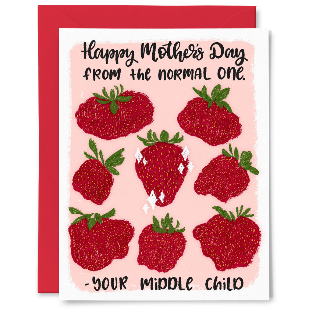 Middle Child Mother's Day Card.