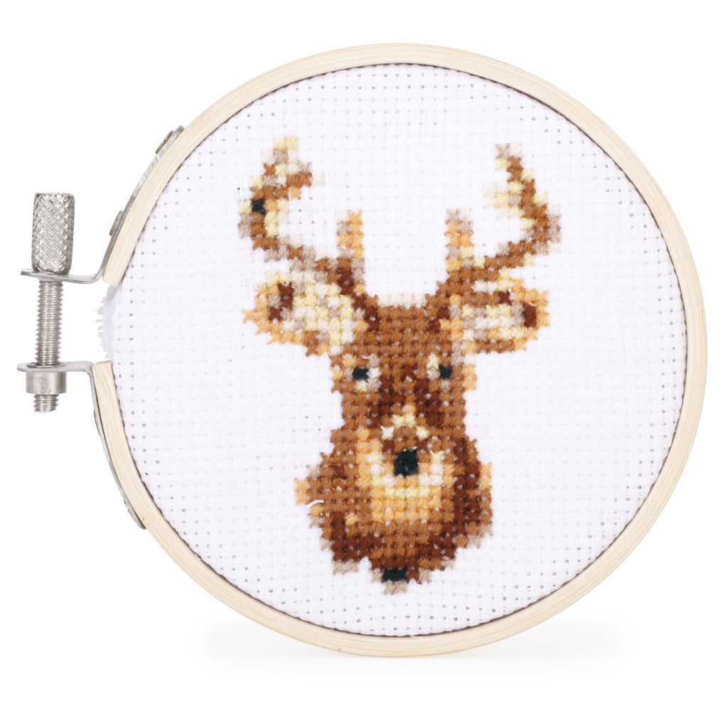 Mini Cross Stitch Embroidery Kit Deer
