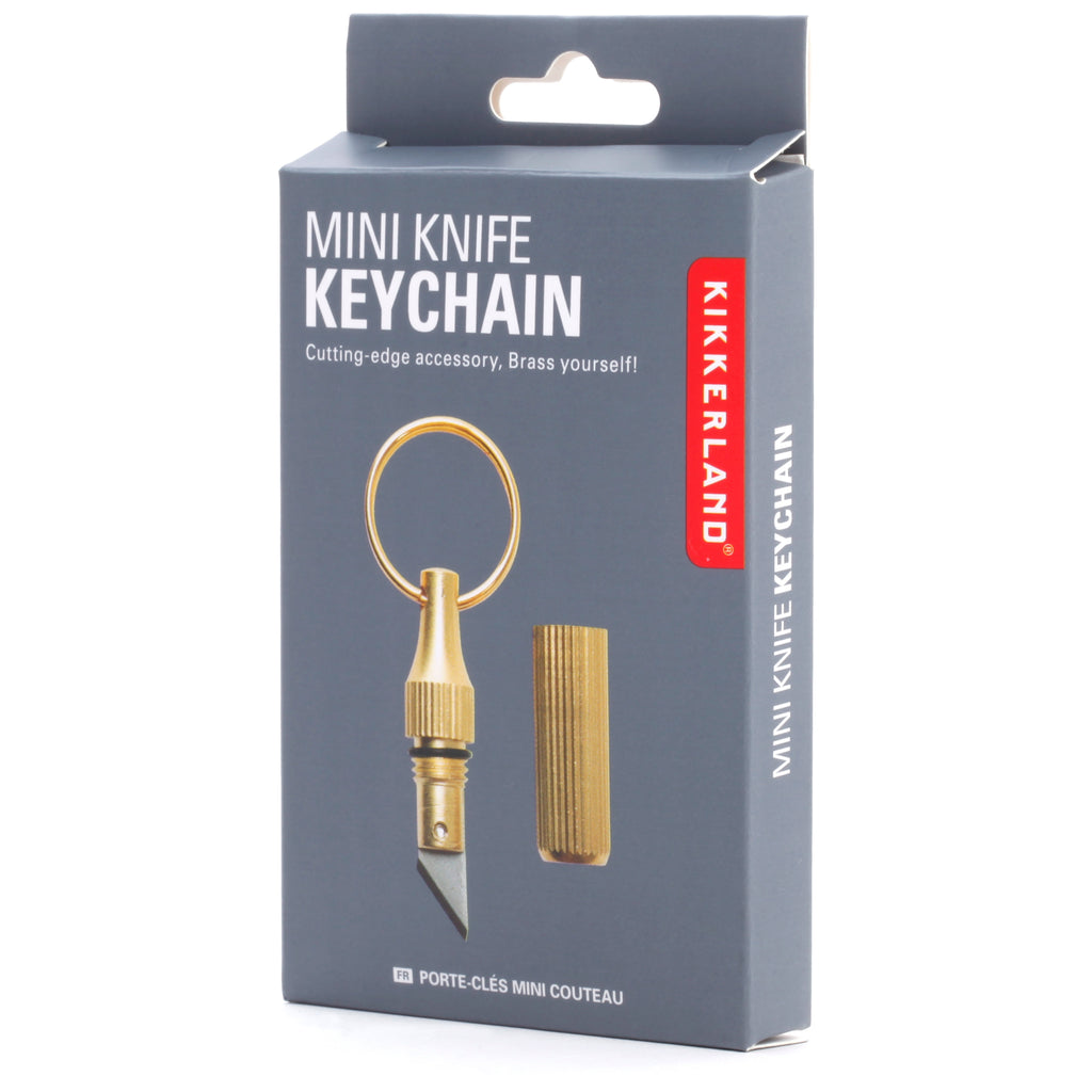 Mini Knife Keychain packaging.