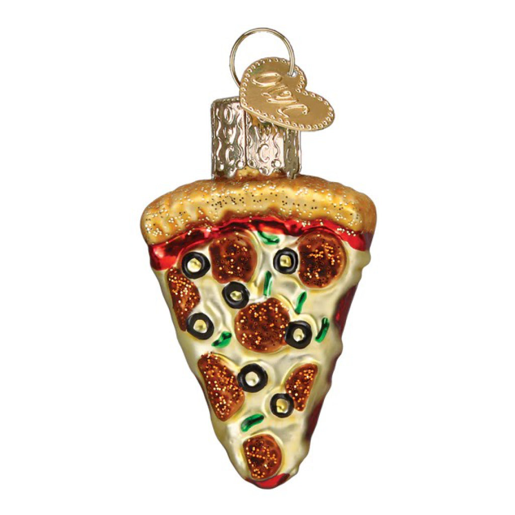 Mini Pizza Slice Ornament.