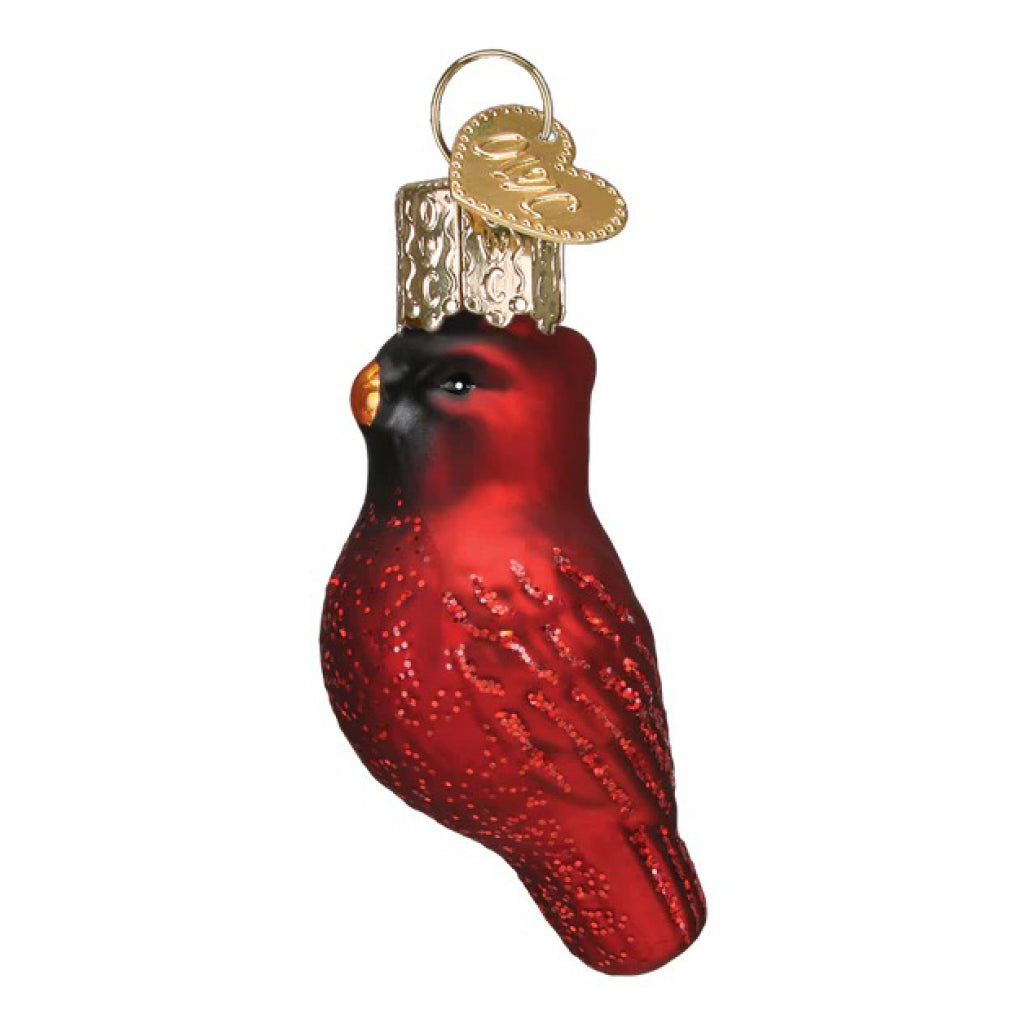 Mini Red Cardinal Ornament.
