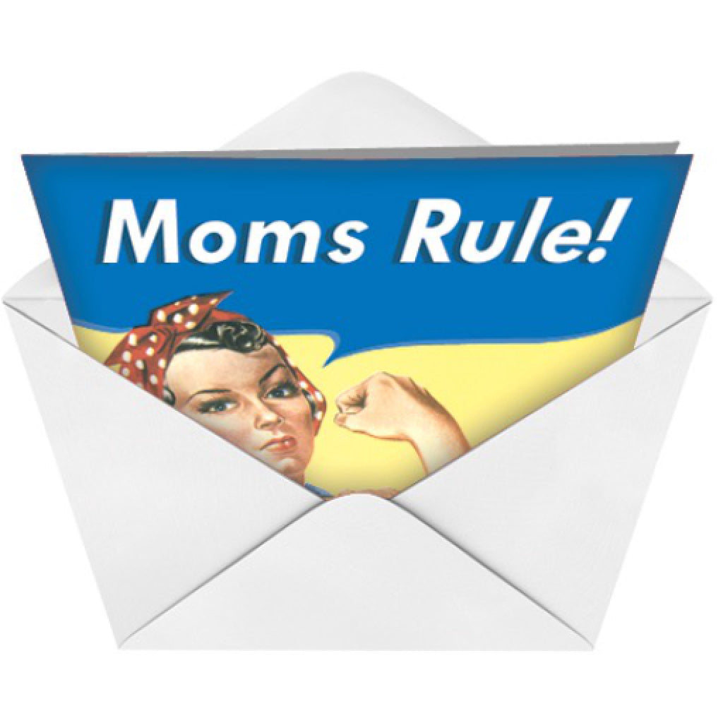 Moms Rule Card envelope