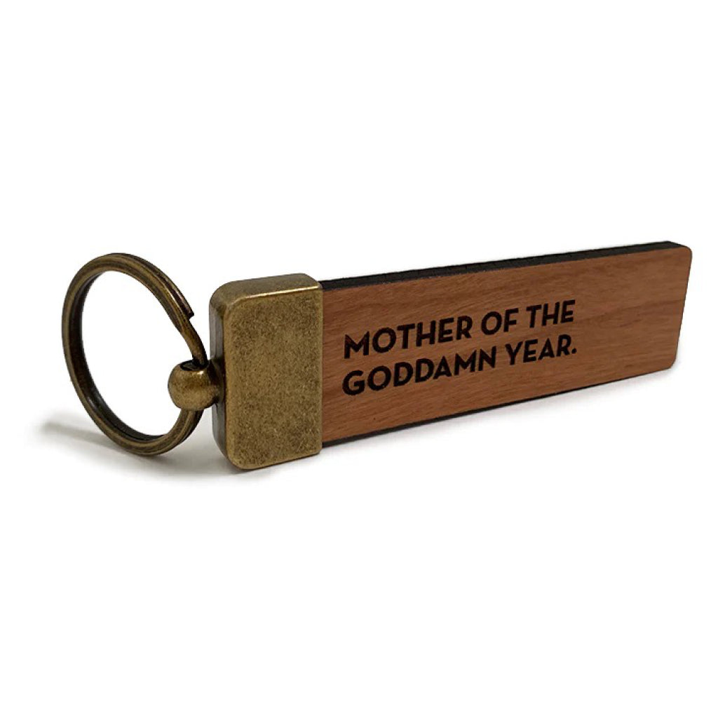 Mother Of The Year Keychain.
