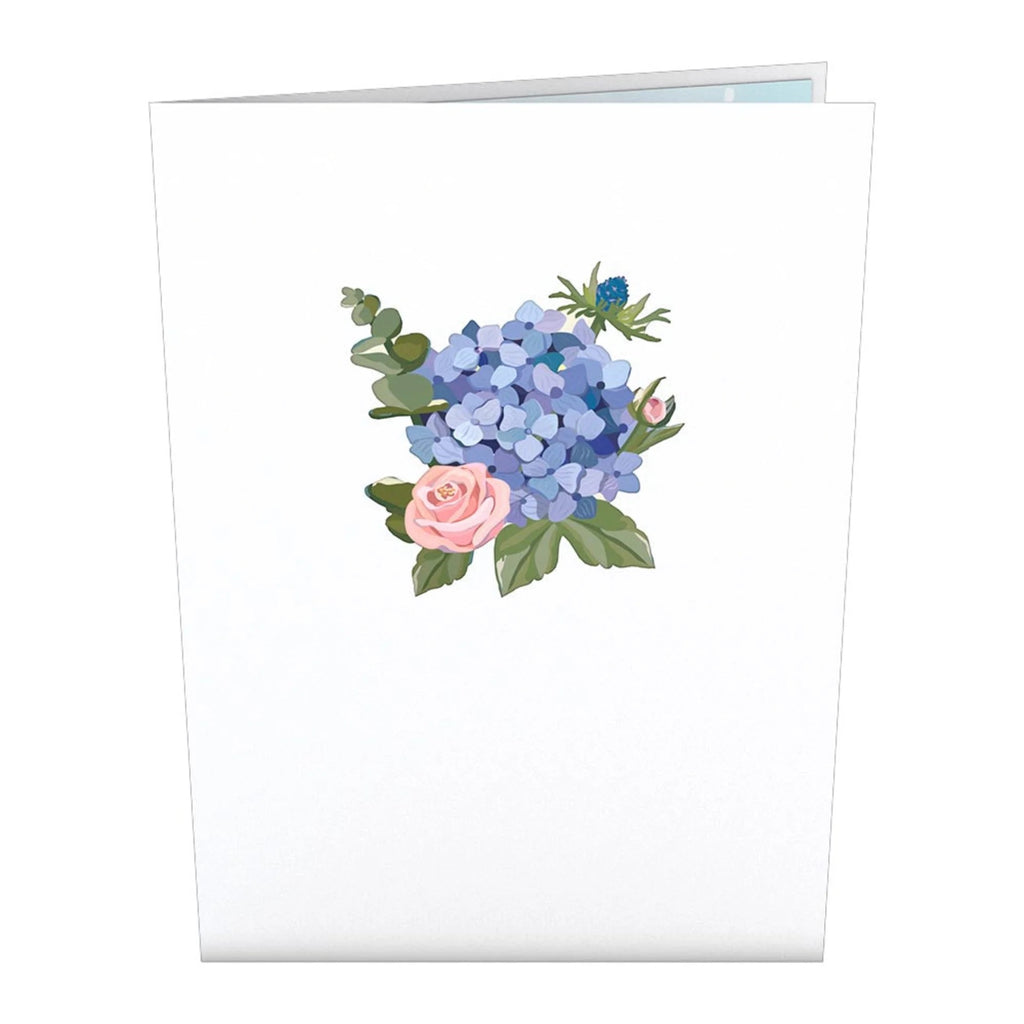 Mothers Day Hydrangeas 3D Pop Up Card Front