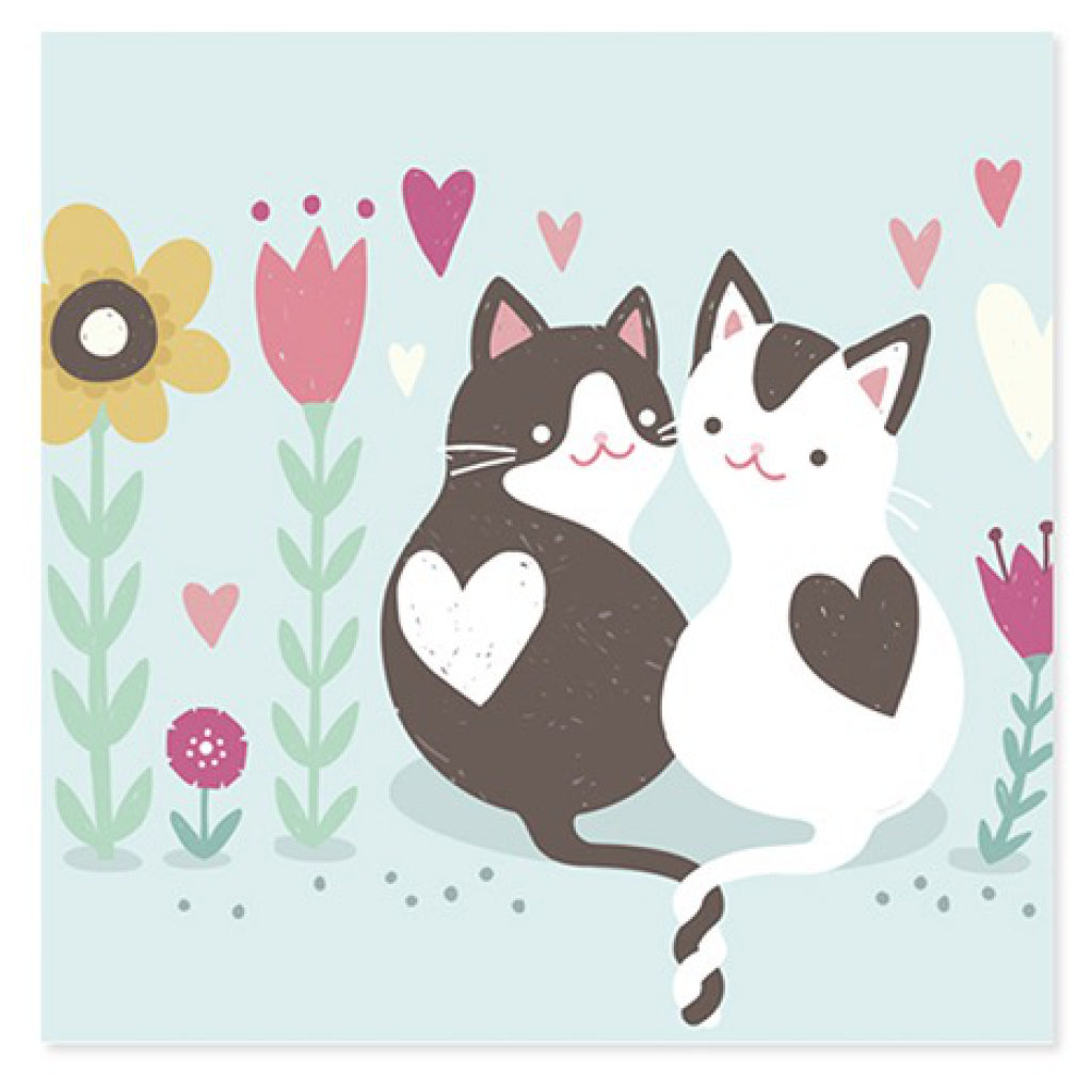 Mothers Day Kitties Pop-Up Card Front