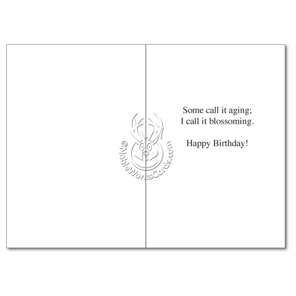 Motivational Speaking Birthday Card iinside.