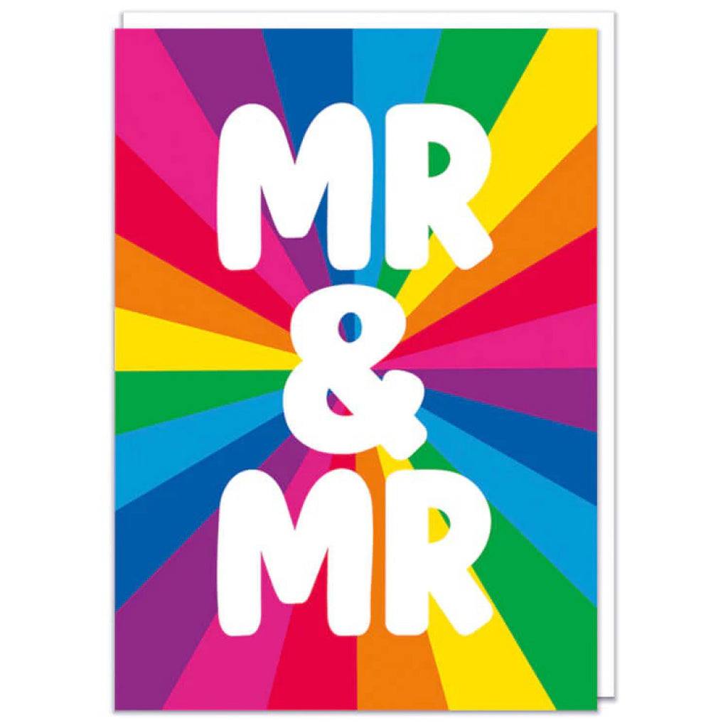 Mr and Mr Gay Wedding Card.