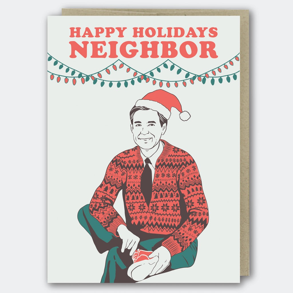 Mr Rogers Happy Holidays Card