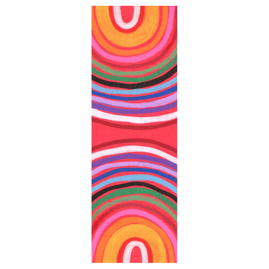 Multi coloured bookmark.
