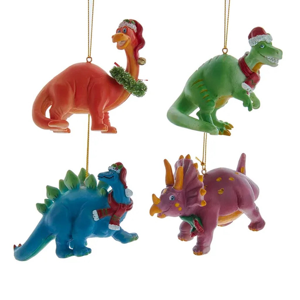 Multicolour Dinosaur Ornament