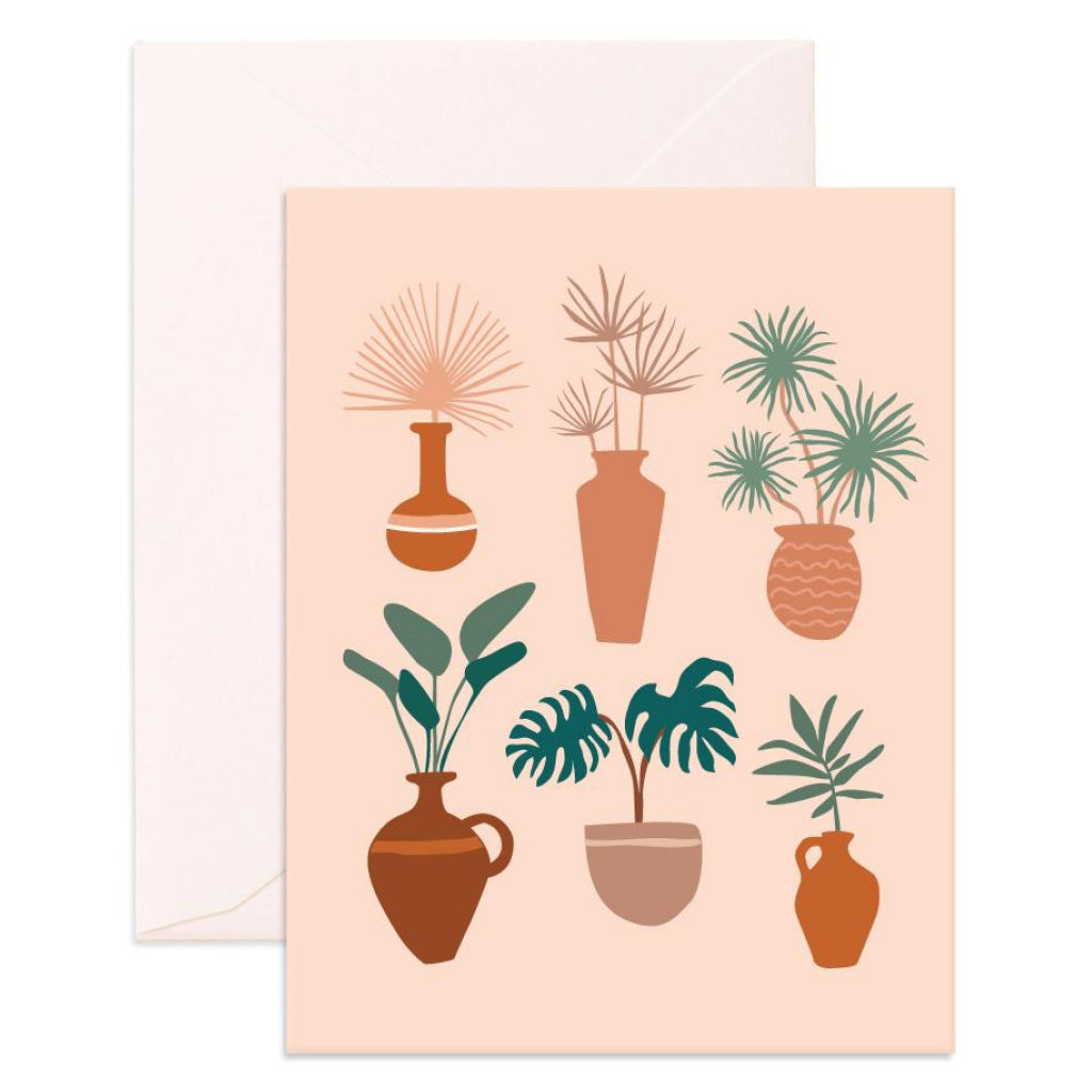 Muse Vases Greeting Card