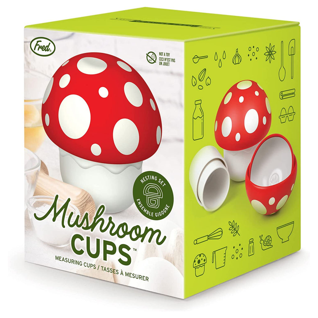 Mushroom Measuring Cups packaging.