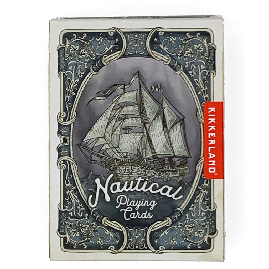 Nautical Playing Cards packaging.