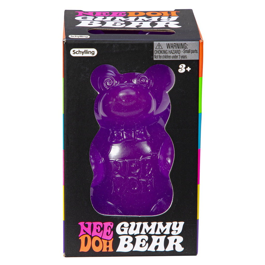 Nee Doh Gummy Bear purple.