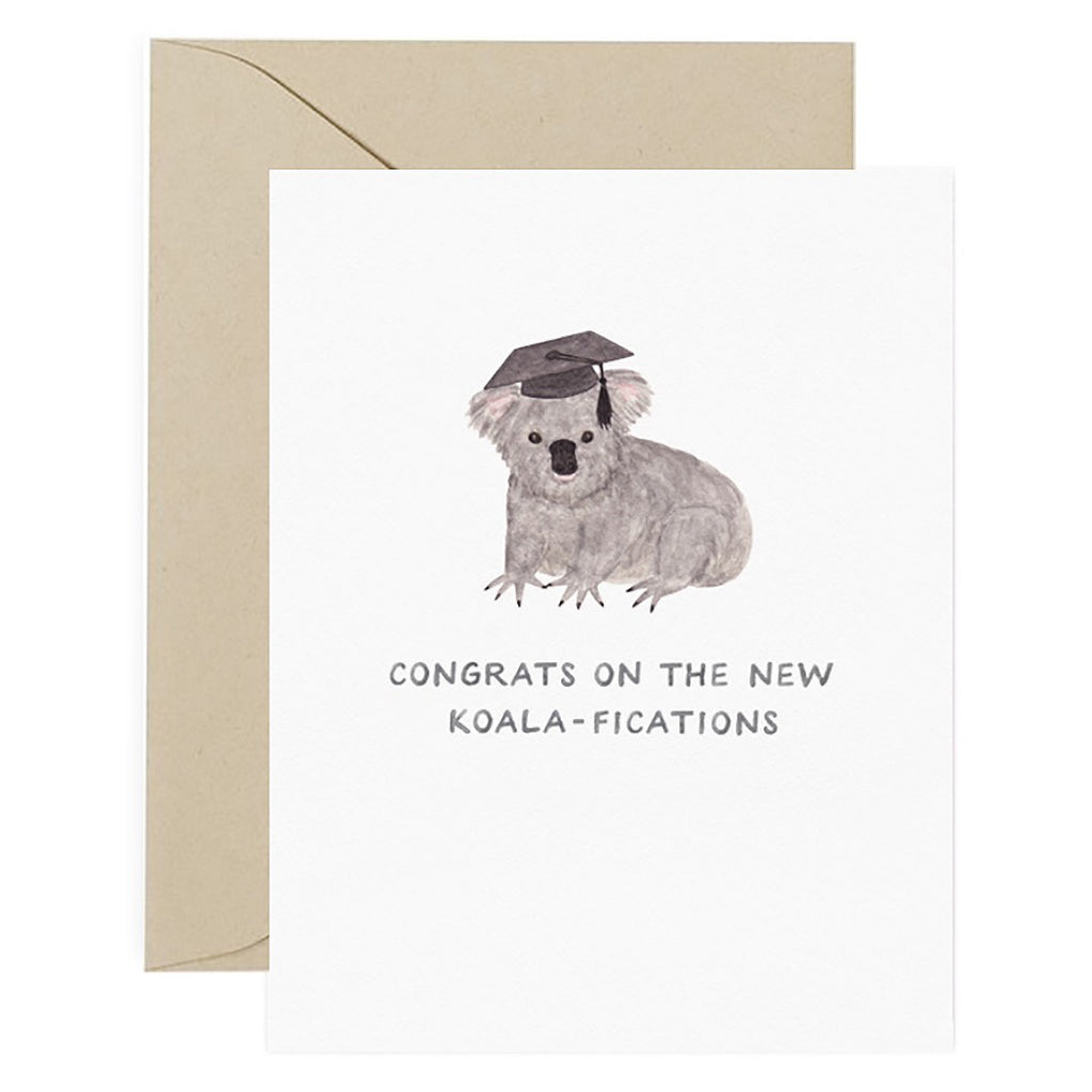 New Koala-fications Graduation Card