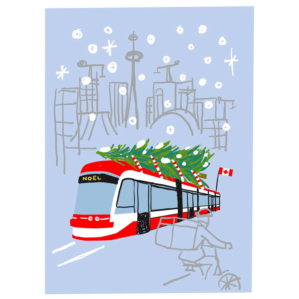 New Toronto Streetcar Christmas Card.