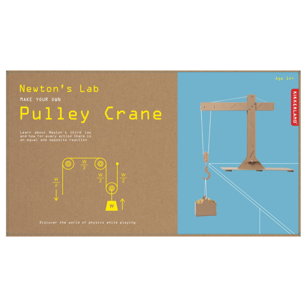 Newtons Lab Pulley Crane Kit About