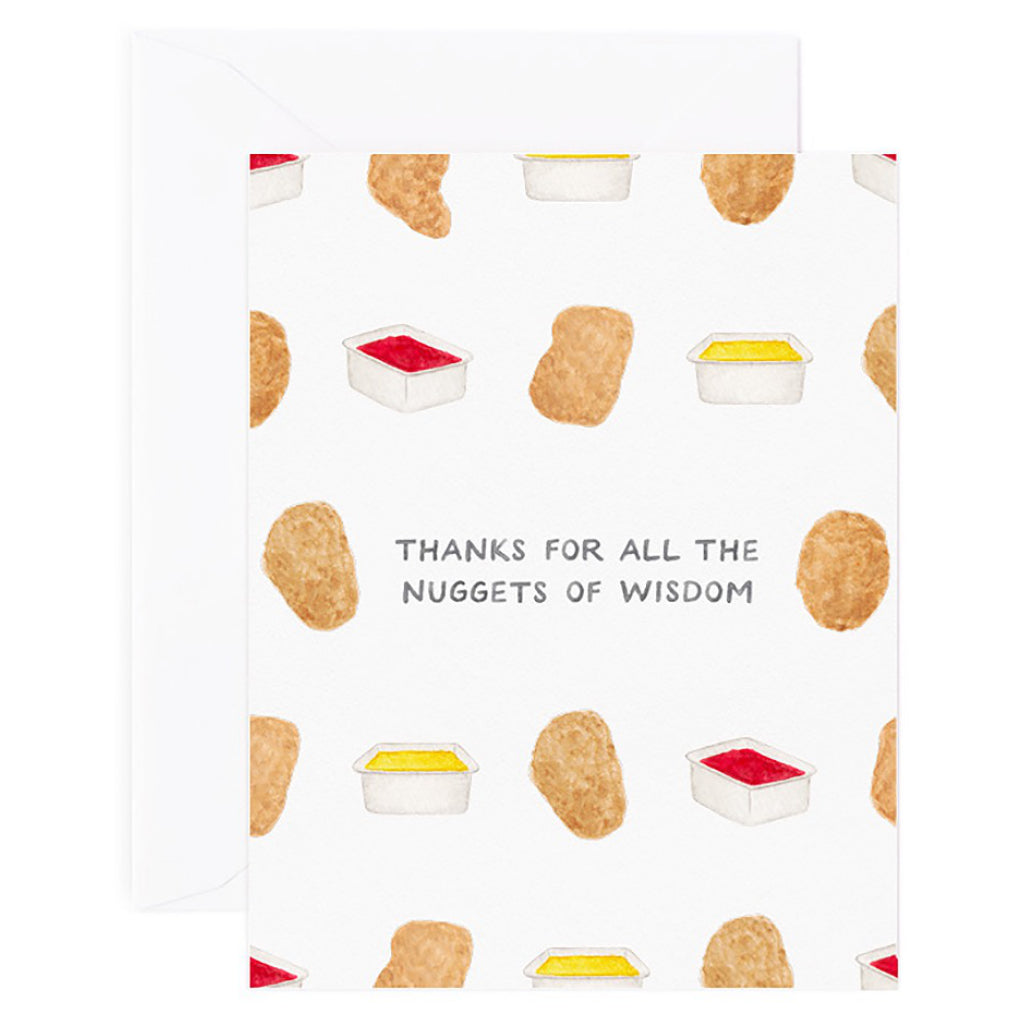 Nuggets Of Wisdom Thanks Card