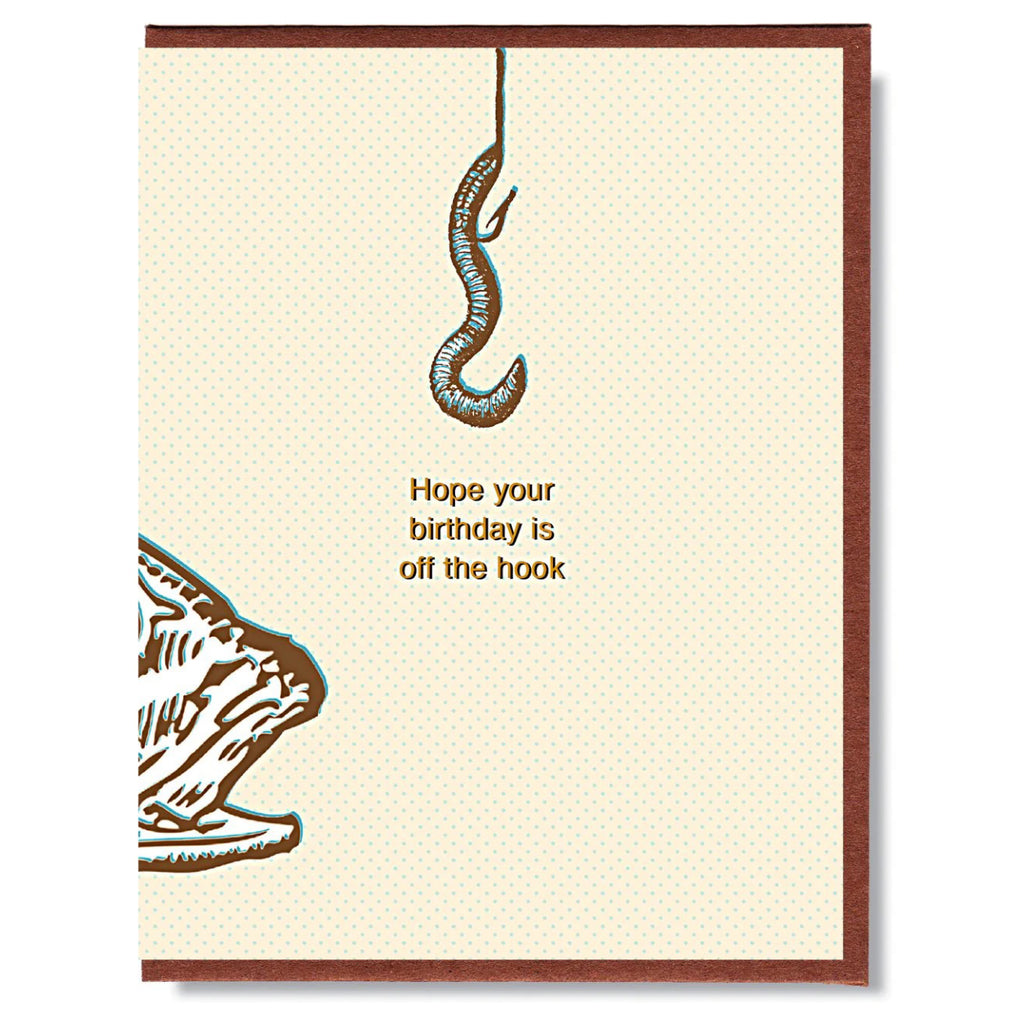 Off The Hook Birthday Card.