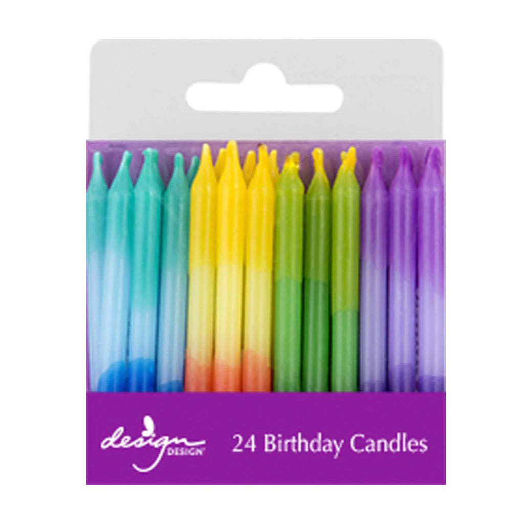Ombre Stick Birthday Candles.