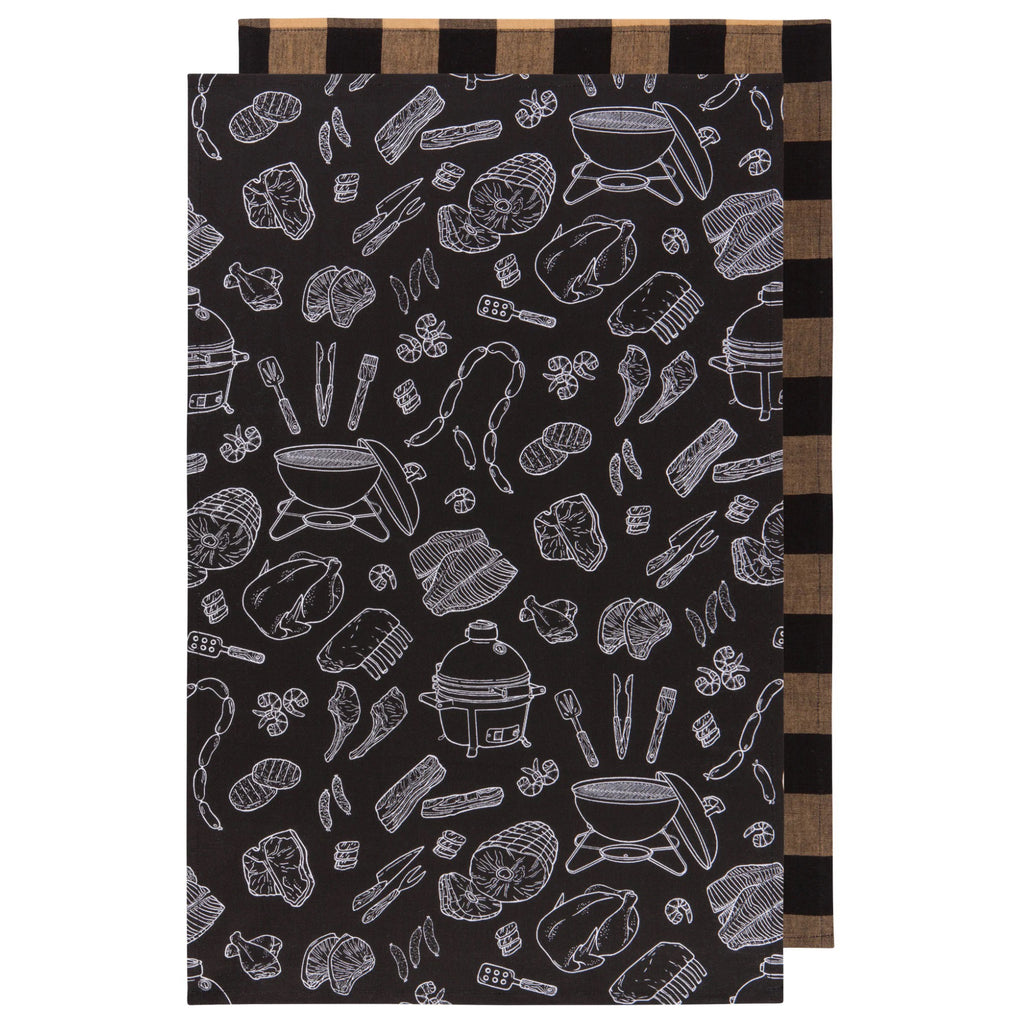 On the Grill Dishtowels Set of 2.
