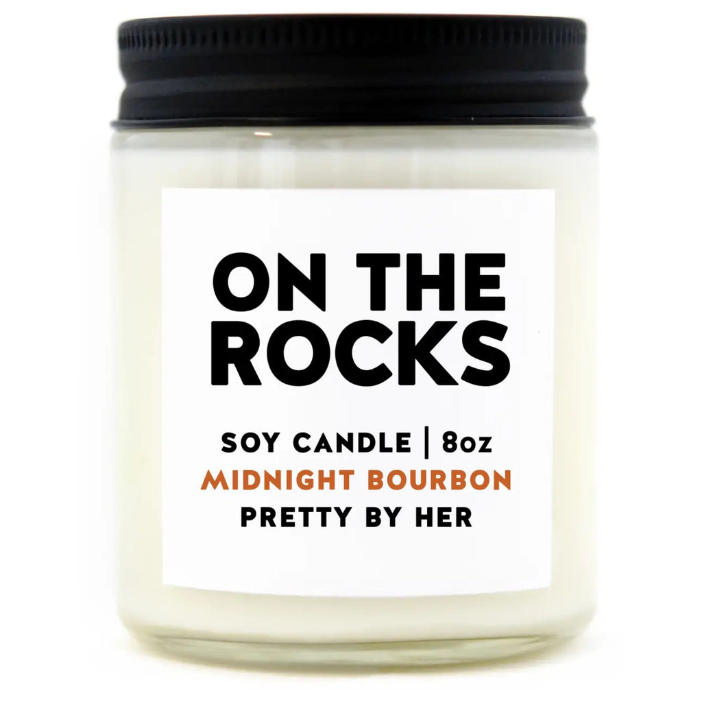 On The Rocks Soy Wax Candle.