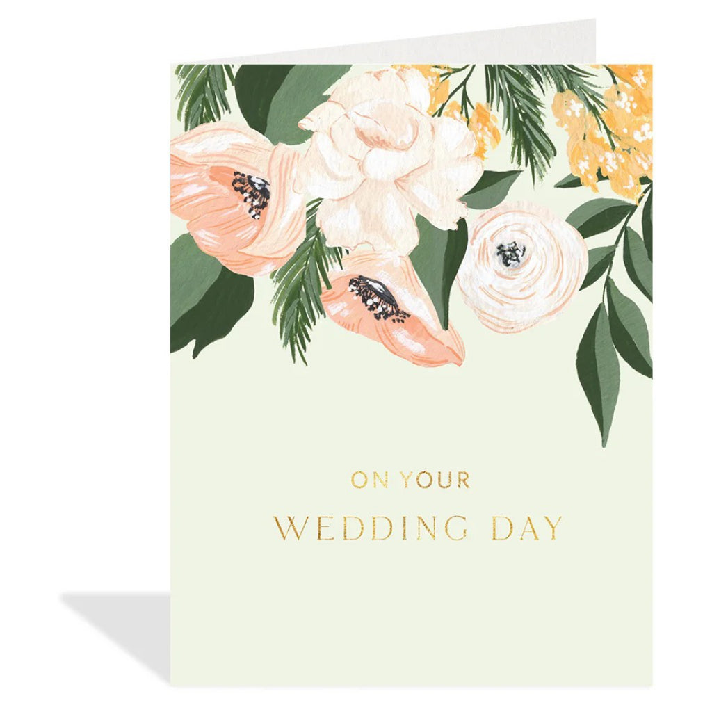On Your Wedding Day Bouquet Card