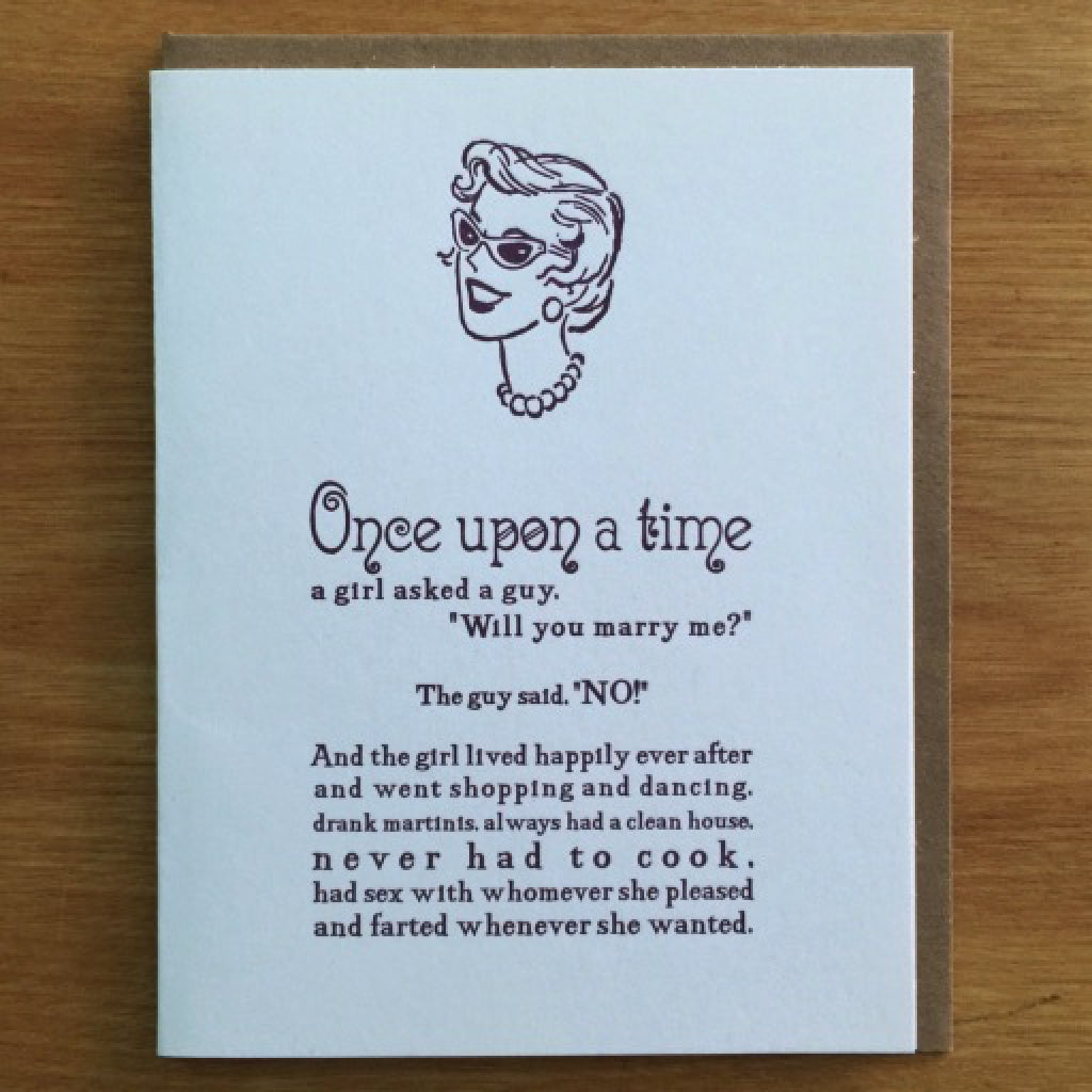 Once Upon A Time Card