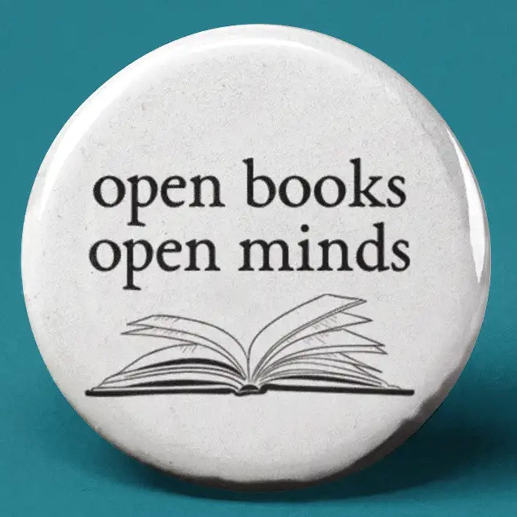 Open Books Open Minds Button.
