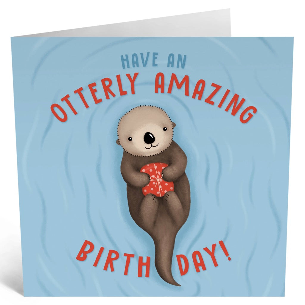 Otterly Amazing Birthday Card