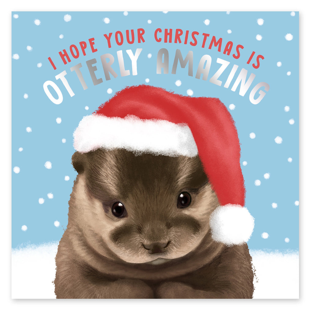 Otterly Amazing Christmas Card