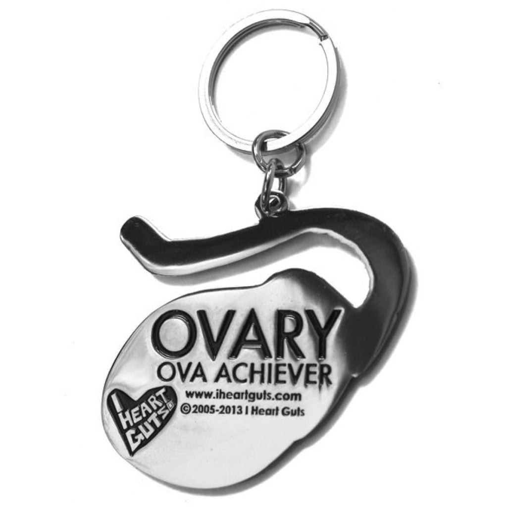 Ovary Key Chain back