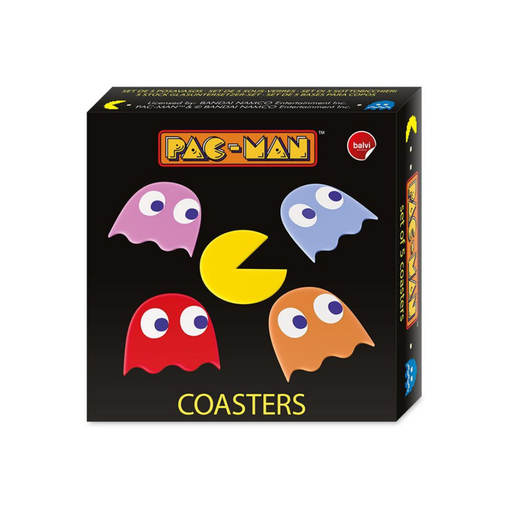 Pac-Man Coasters Packaging