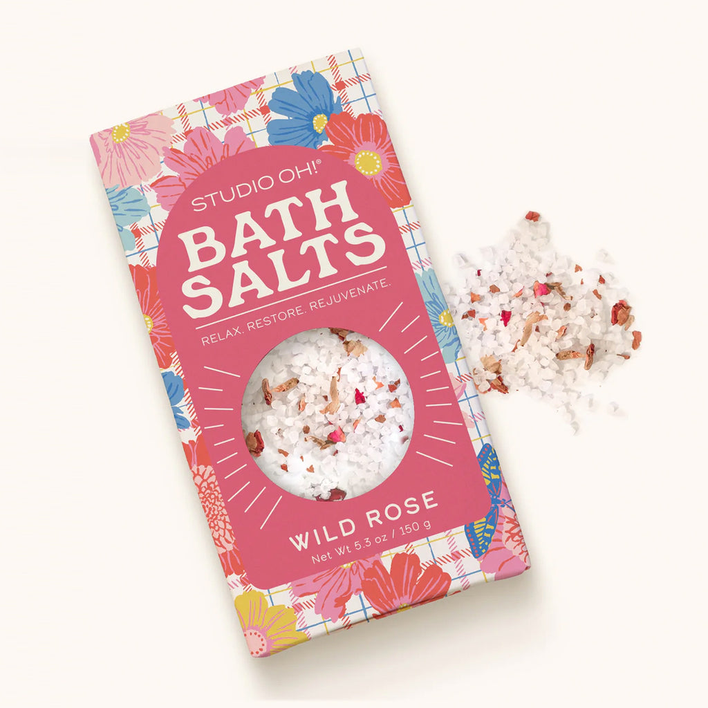 Packaging and bath salts.