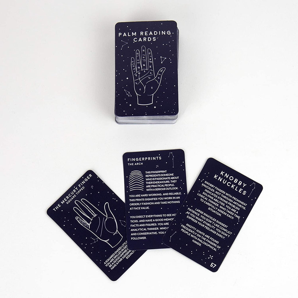 Palm Reading Cards Contents