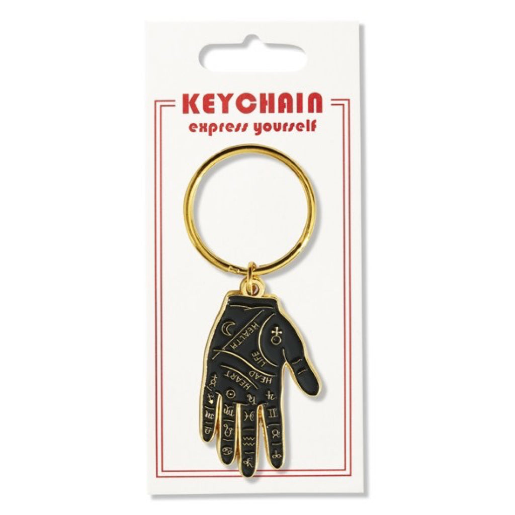 Palm Reading Hand Keychain Packaging
