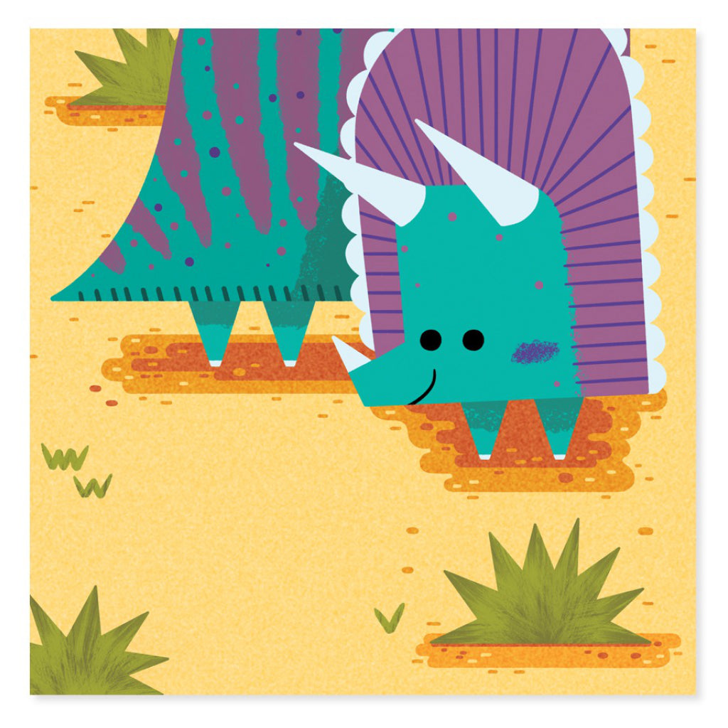 Papasaurus Fathers Day Pop-Up Card Front