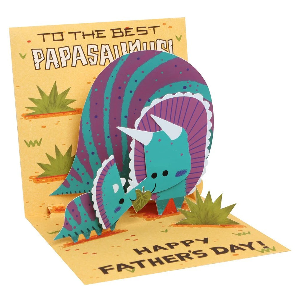 Papasaurus Fathers Day Pop-Up Card