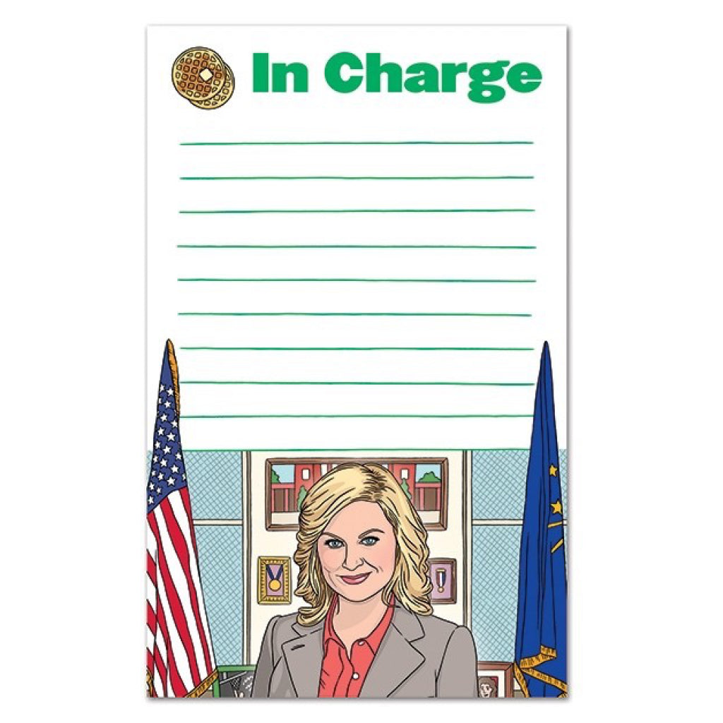 Parks  Rec Leslie In Charge Notepad