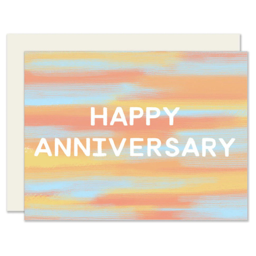 Pastel Painterly Anniversary Card
