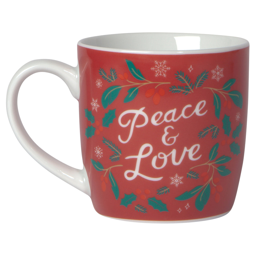 Peace  Love Mug Back
