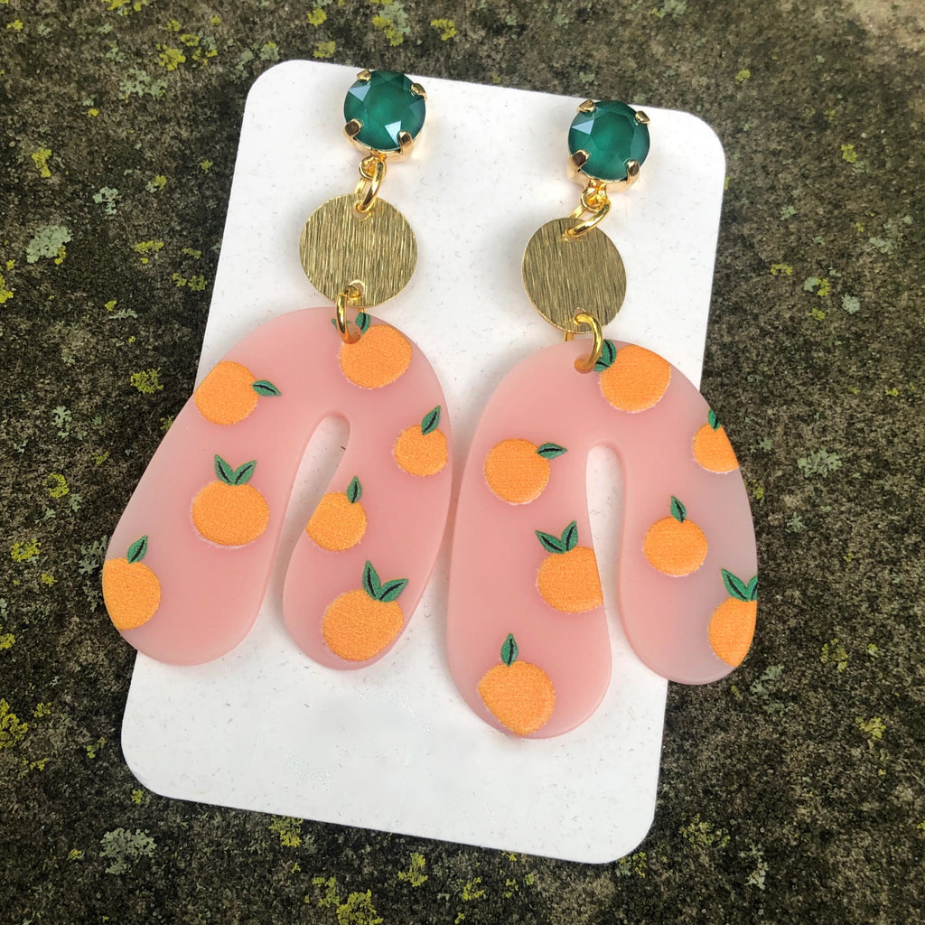 Peachy Keen Earrings.