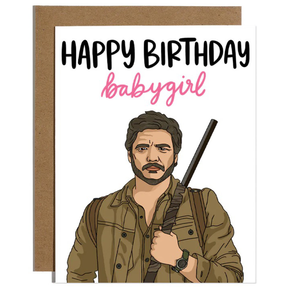 Pedro Babygirl Birthday Card.