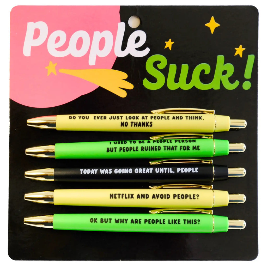 People Suck Pen Set.