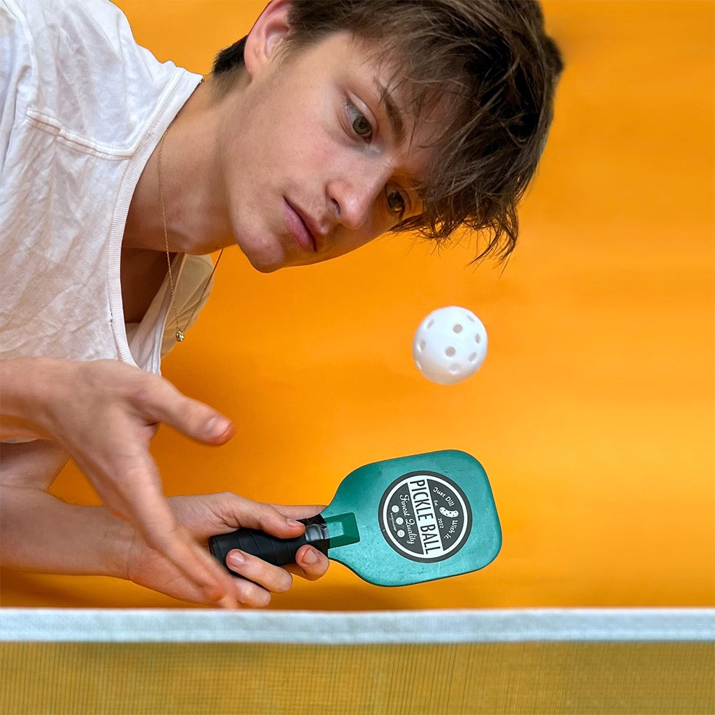 Person using Desktop Pickleball.