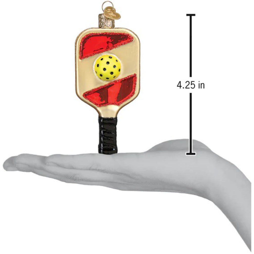 Pickleball Paddle Ornament Old World Christmas Outer Layer