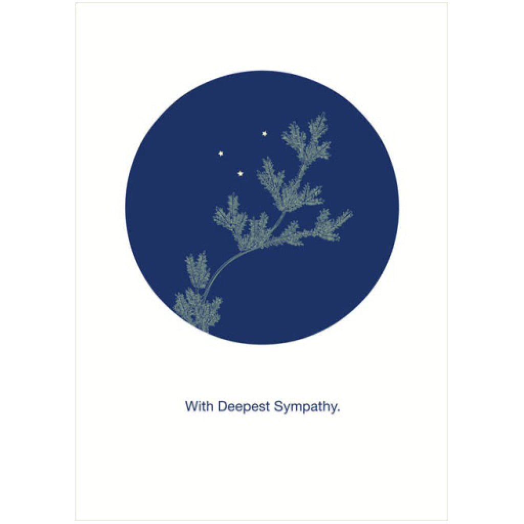 Pine Sympathy Card
