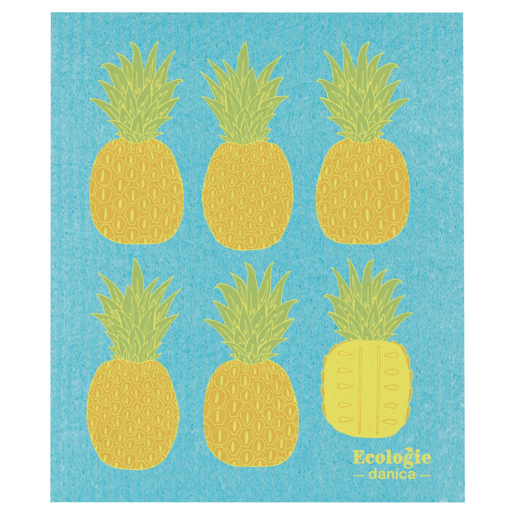 Pineapples Swedish Dishcloth, the perfect simple housewarming gift.