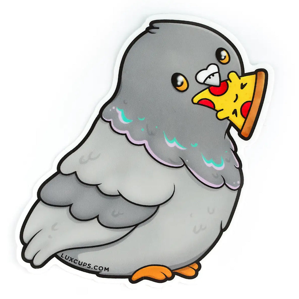 Pizza Pigeon Sticker.