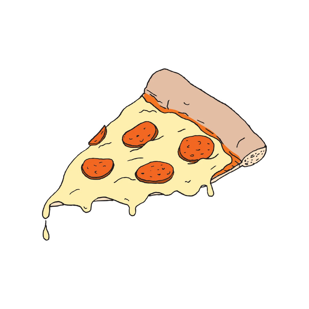 Pizza Slice Tattoo Set of Two.